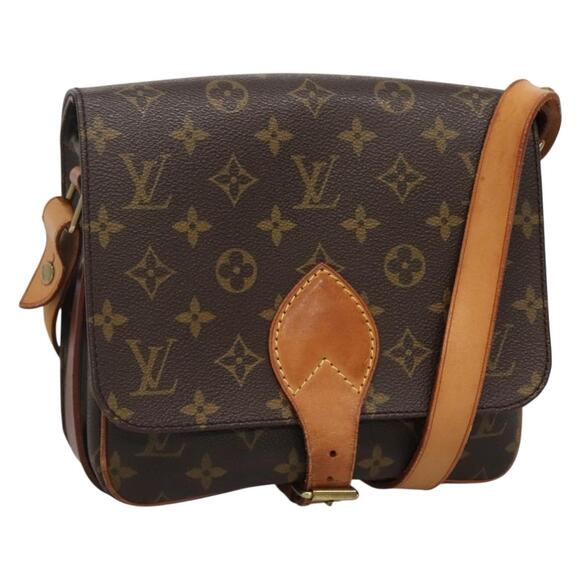 LOUIS VUITTON Monogram Cartouchiere MM Shoulder Bag M51253 - Picture 1 of 16